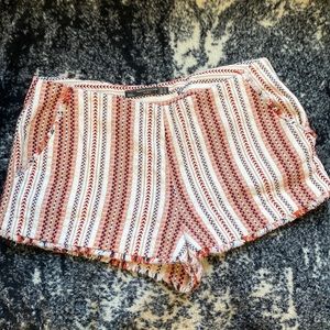 Zara boho textile shorts